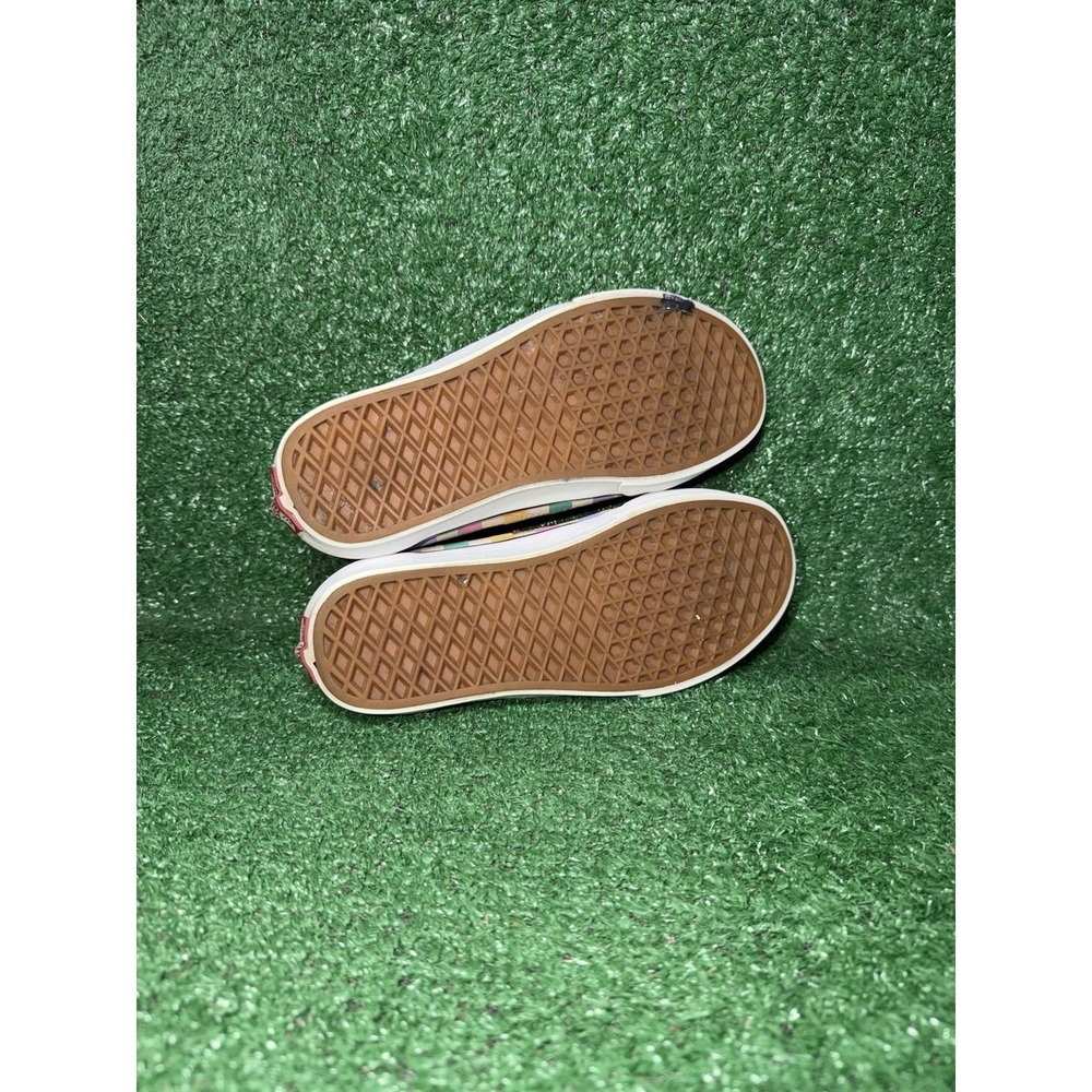 VANS Womens Size 7 Old Skool Checkerboard Multicolor Low Top Shoes Sneakers - Picture 8 of 9